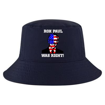 Ron Paul Was Right Cool Comfort Performance Bucket Hat