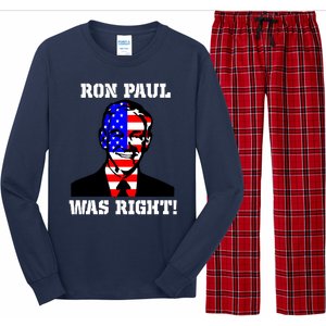 Ron Paul Was Right Long Sleeve Pajama Set