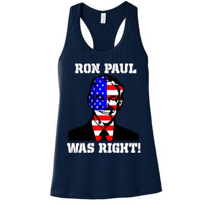 Ron Paul Was Right Womens Tank Top
