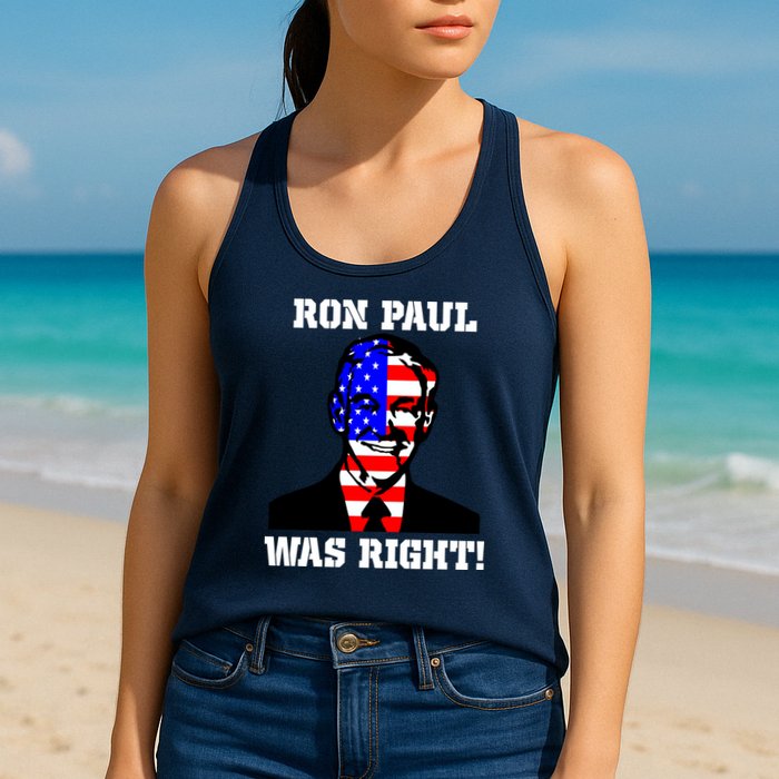 Ron Paul Was Right Womens Tank Top