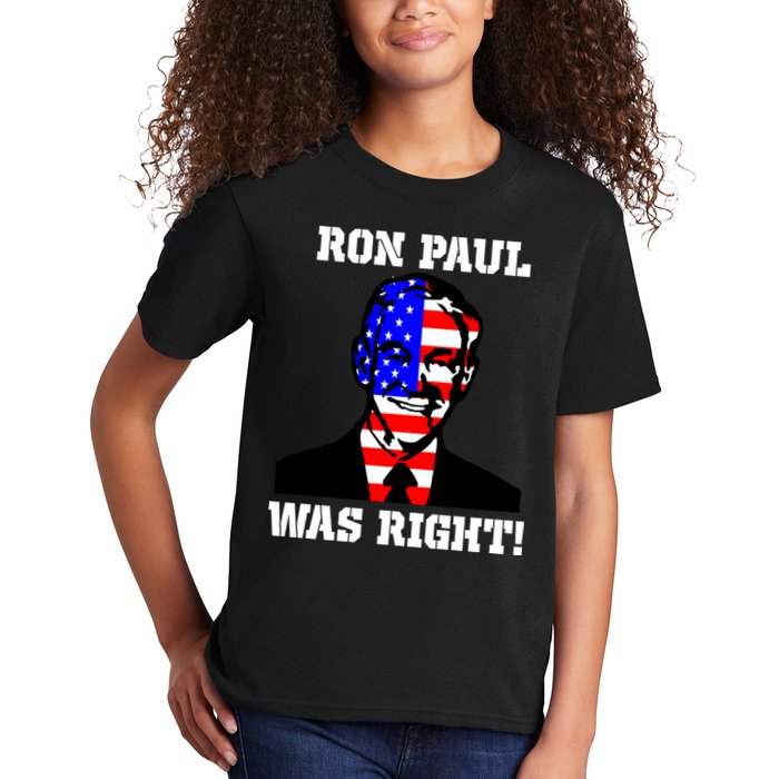 Ron Paul Was Right Kids T-Shirt
