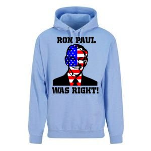 Ron Paul Was Right Unisex Surf Hoodie