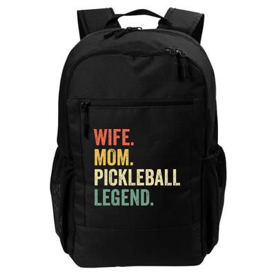 Retro Pickleball Wife Mom Legend Vintage Mother's Day Backpack