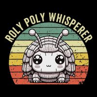 Roly Poly Whisperer Pill Bug Kawaii Rollie Pollie Wool Snapback Cap