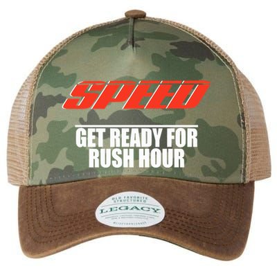 Robert Pattinson Wearing Speed Get Ready For Rush Hour Legacy Tie Dye Trucker Hat