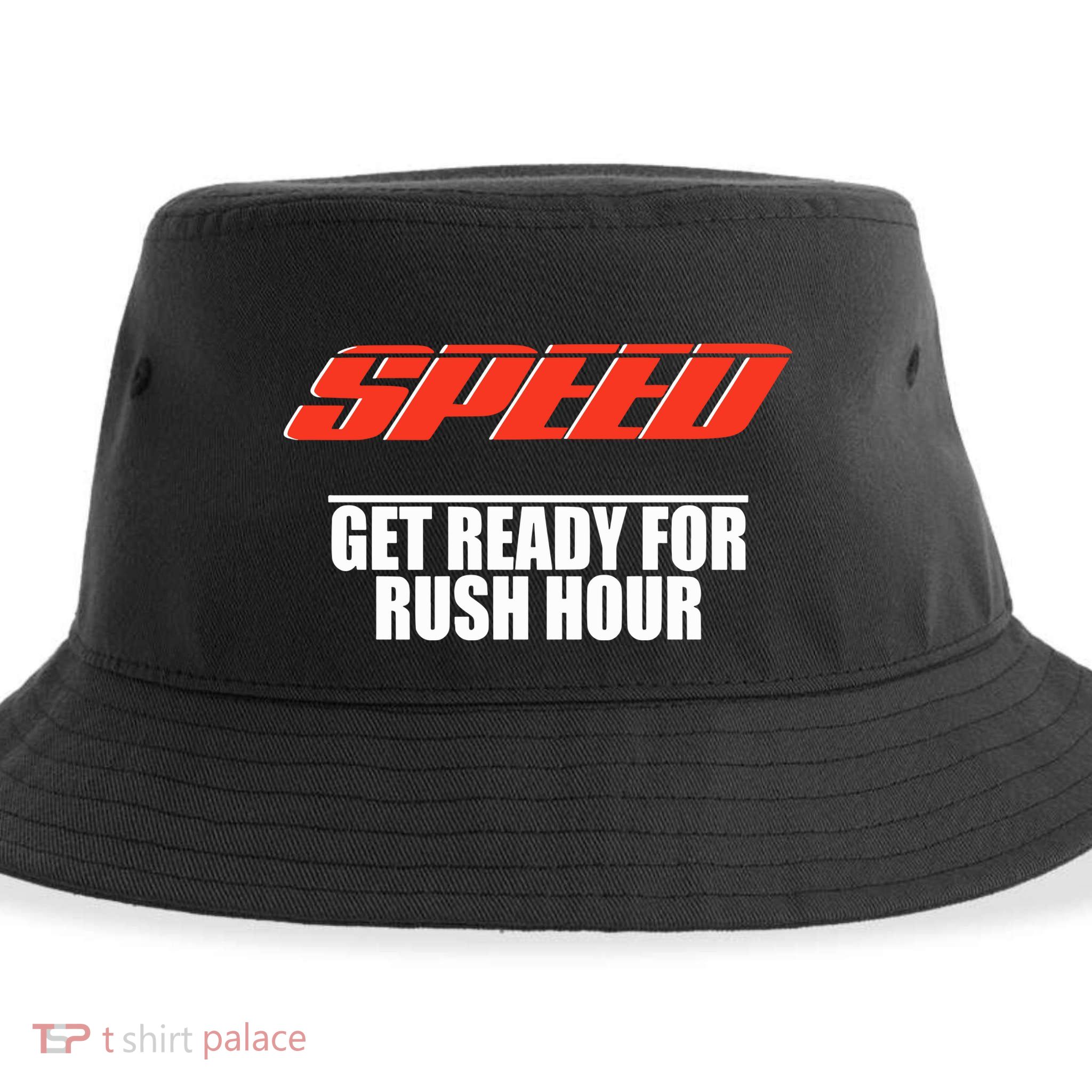 Robert Pattinson Wearing Speed Get Ready For Rush Hour Sustainable Bucket Hat
