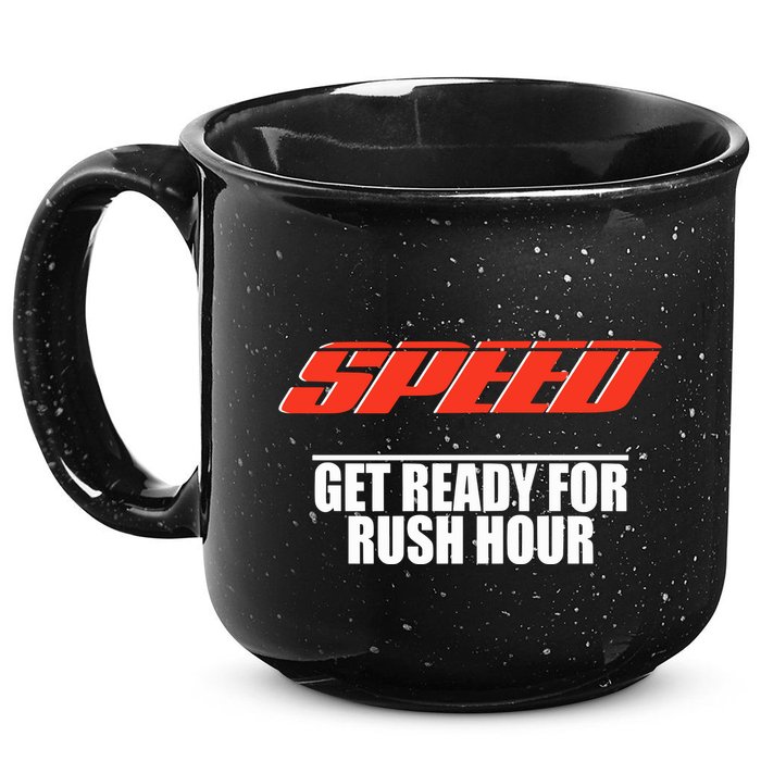 Robert Pattinson Wearing Speed Get Ready For Rush Hour 15oz Campfire Ceramic Mug