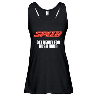 Robert Pattinson Wearing Speed Get Ready For Rush Hour Ladies Essential Flowy Tank
