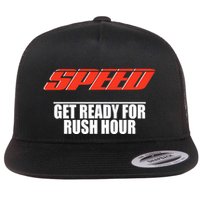 Robert Pattinson Wearing Speed Get Ready For Rush Hour Flat Bill Trucker Hat