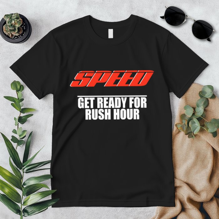 Robert Pattinson Wearing Speed Get Ready For Rush Hour Premium T-Shirt