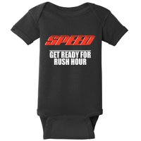 Robert Pattinson Wearing Speed Get Ready For Rush Hour Baby Bodysuit