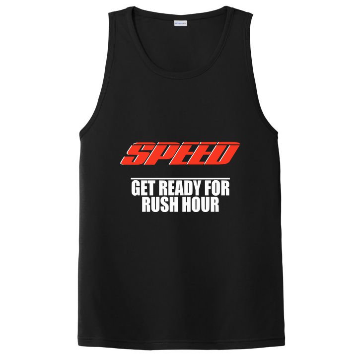 Robert Pattinson Wearing Speed Get Ready For Rush Hour PosiCharge Competitor Tank