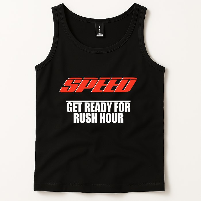 Robert Pattinson Wearing Speed Get Ready For Rush Hour Tank Top