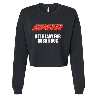 Robert Pattinson Wearing Speed Get Ready For Rush Hour Cropped Pullover Crew