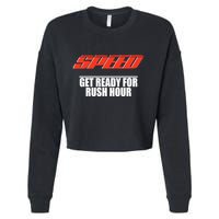 Robert Pattinson Wearing Speed Get Ready For Rush Hour Cropped Pullover Crew