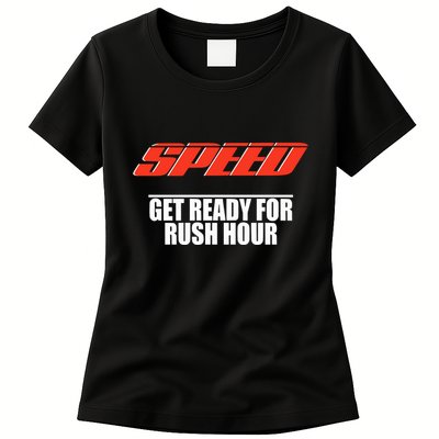 Robert Pattinson Wearing Speed Get Ready For Rush Hour Womens T-Shirt