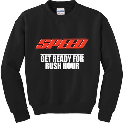 Robert Pattinson Wearing Speed Get Ready For Rush Hour Kids Sweatshirt