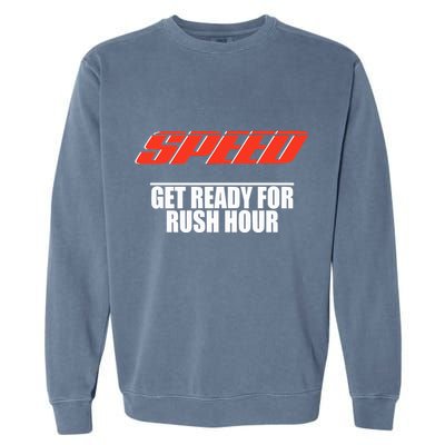Robert Pattinson Wearing Speed Get Ready For Rush Hour Garment-Dyed Sweatshirt