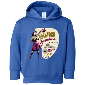 Rockford Peaches Women Professional Baseball Team Toddler Hoodie