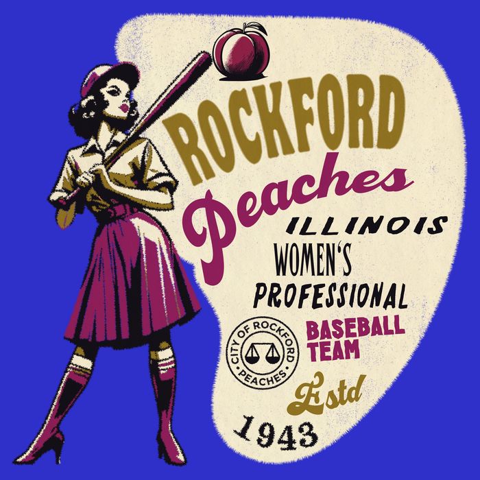 Rockford Peaches Women Professional Baseball Team Toddler T-Shirt
