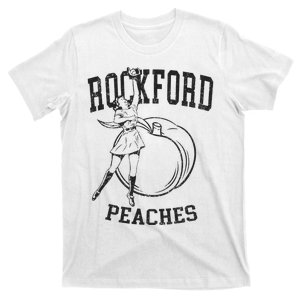 Rockford Peaches Womens Baseball T-Shirt