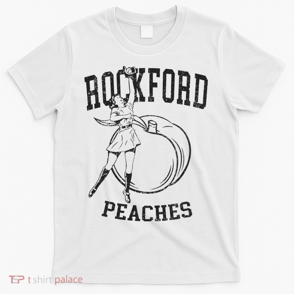 Rockford Peaches Womens Baseball T-Shirt