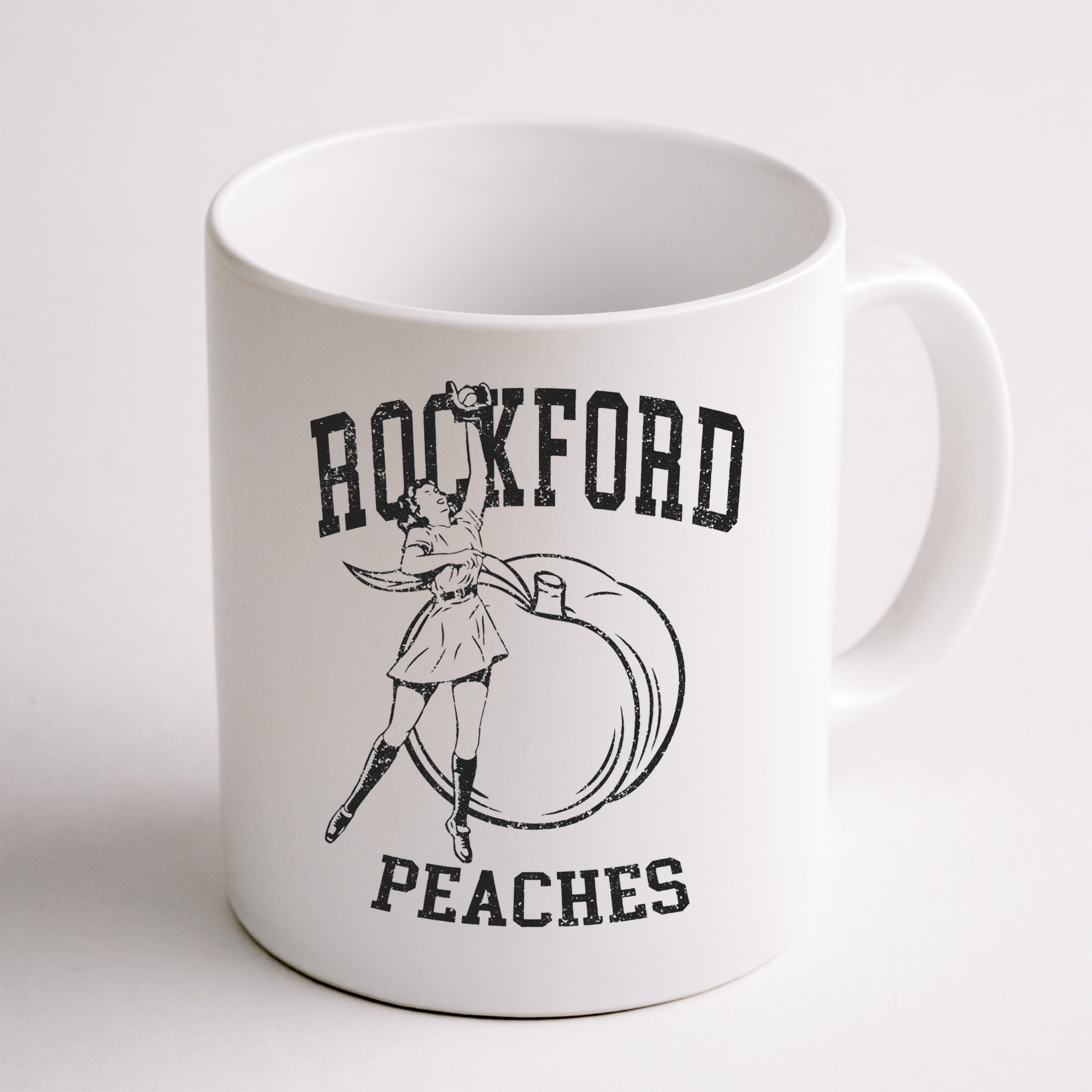 Rockford Peaches Womens Baseball Mug