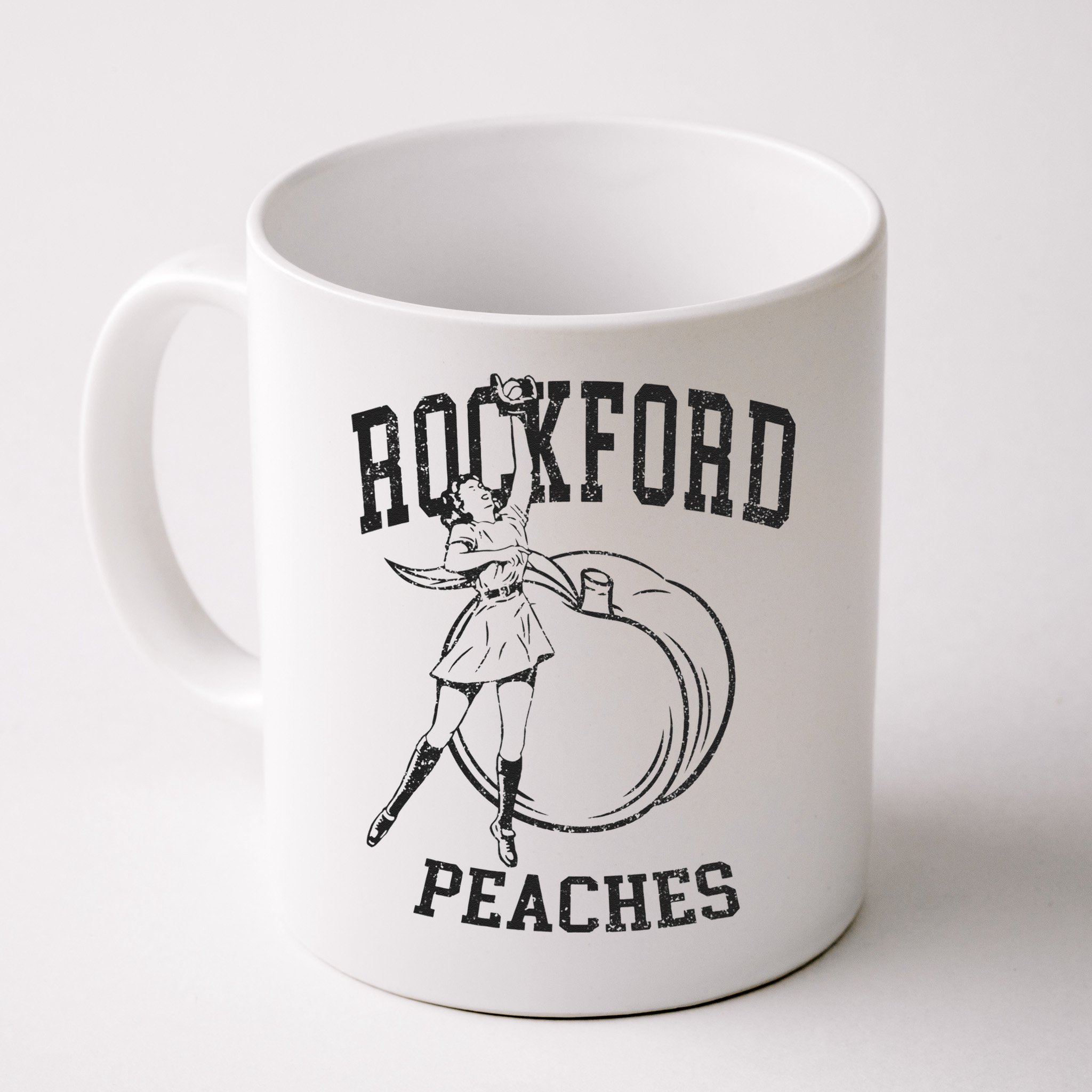 Rockford Peaches Womens Baseball Mug