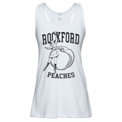 Rockford Peaches Womens Baseball Ladies Essential Flowy Tank