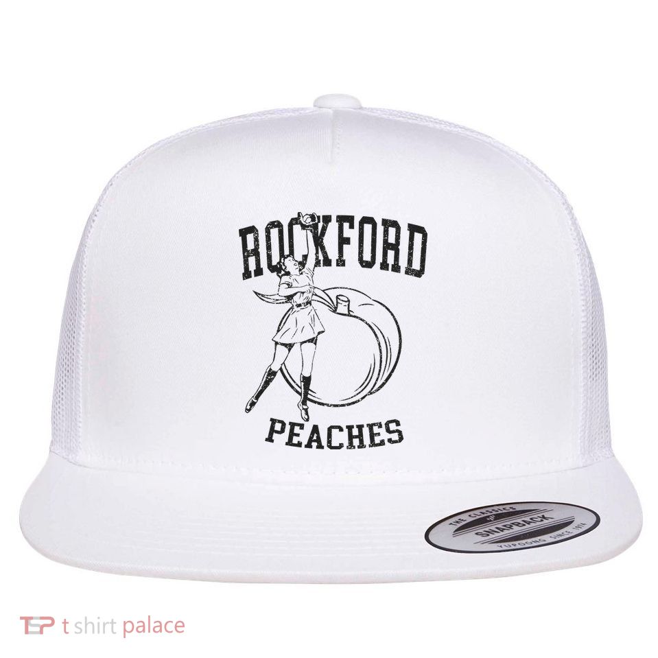 Rockford Peaches Womens Baseball Flatbill Hat