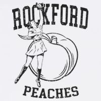 Rockford Peaches Womens Baseball Womens Tank Top