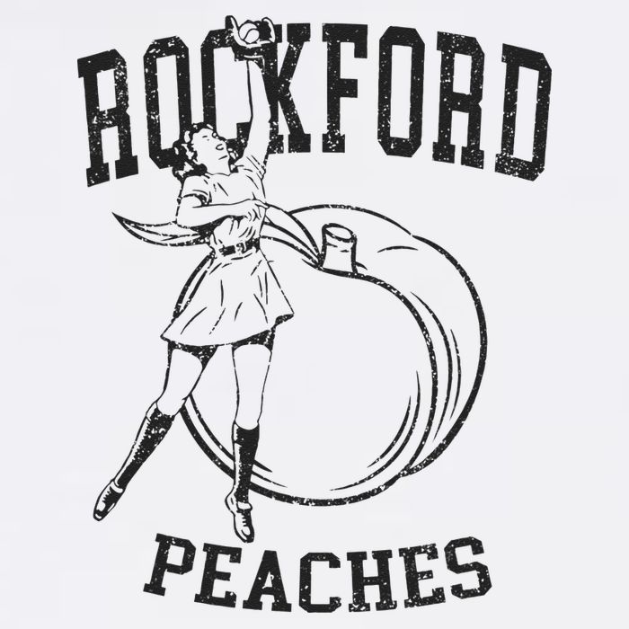 Rockford Peaches Womens Baseball Womens Tank Top