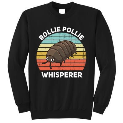 Rollie Pollie Whisperer Funny Isopod Kawaii Rollie Pollie Sweatshirt