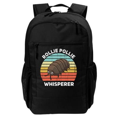 Rollie Pollie Whisperer Funny Isopod Kawaii Rollie Pollie Daily Commute Backpack