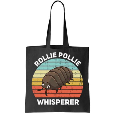 Rollie Pollie Whisperer Funny Isopod Kawaii Rollie Pollie Tote Bag