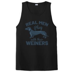 Real Play With Their Weiners Funny Dachshund Dog PosiCharge Competitor Tank