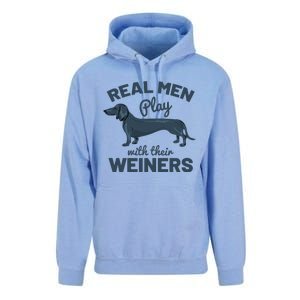 Real Play With Their Weiners Funny Dachshund Dog Unisex Surf Hoodie