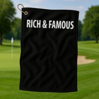 Rising Phoenix Xrp Cryptocurrency Golf Towel
