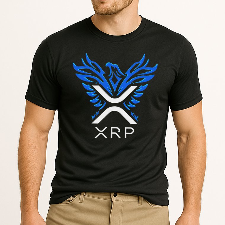 Rising Phoenix Xrp Cryptocurrency Performance Shirt