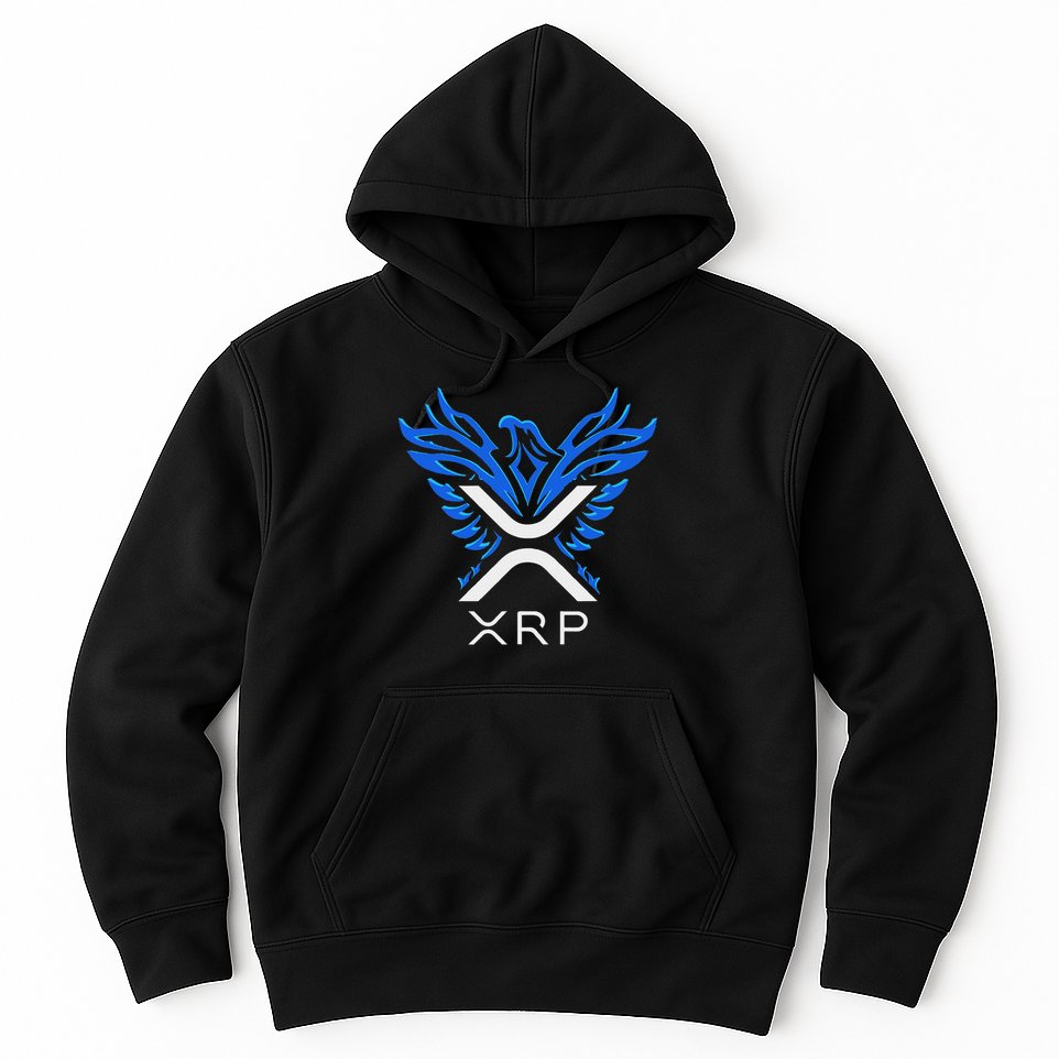 Rising Phoenix Xrp Cryptocurrency Hoodie