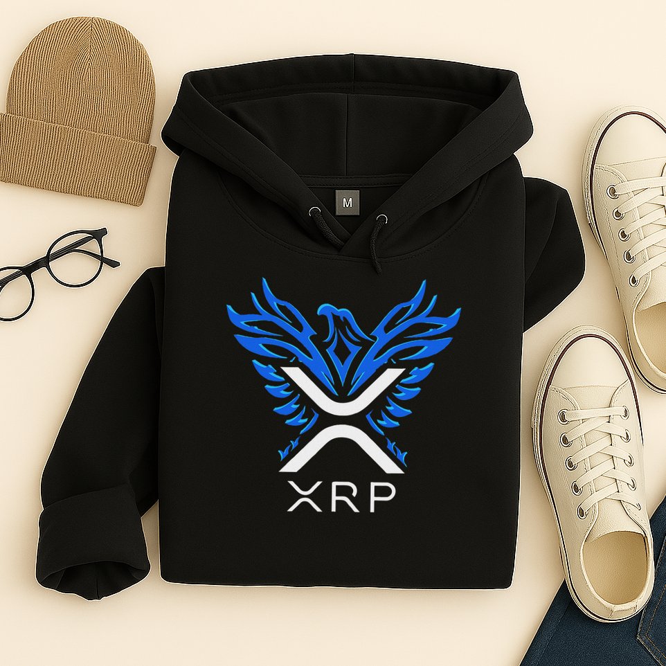 Rising Phoenix Xrp Cryptocurrency Hoodie