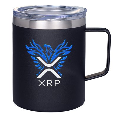 Rising Phoenix Xrp Cryptocurrency 12oz Stainless Steel Coffee Mug