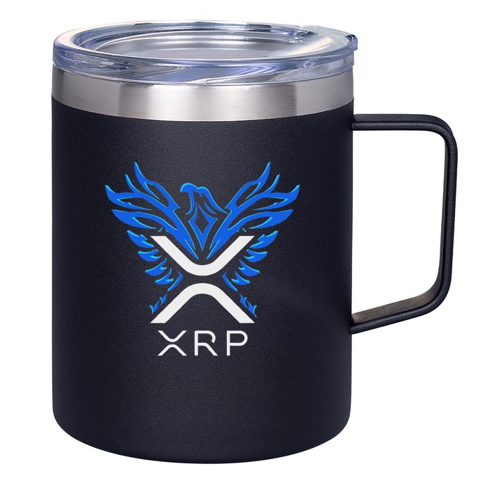 Rising Phoenix Xrp Cryptocurrency 12oz Stainless Steel Coffee Mug
