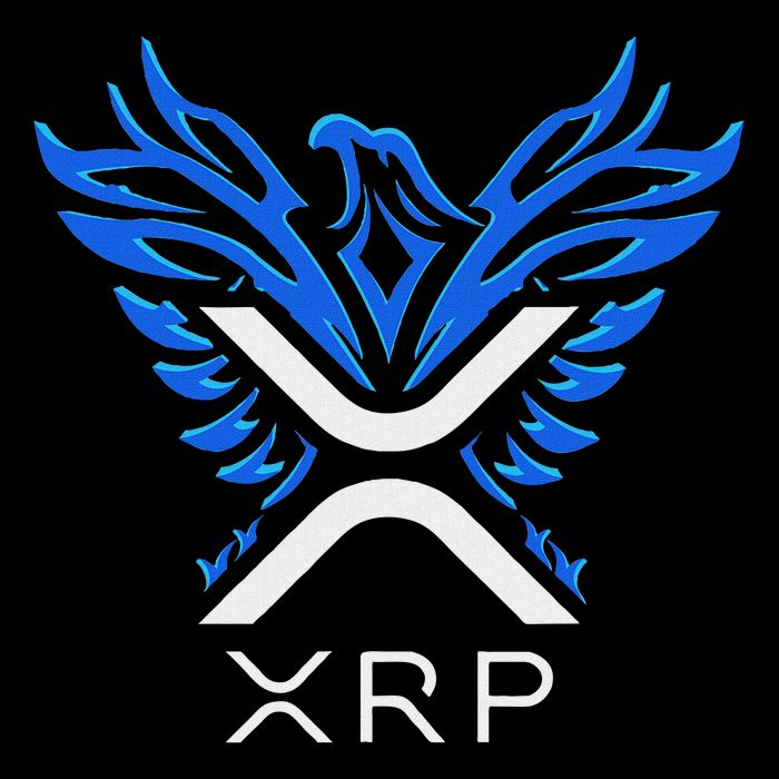 Rising Phoenix Xrp Cryptocurrency Poster