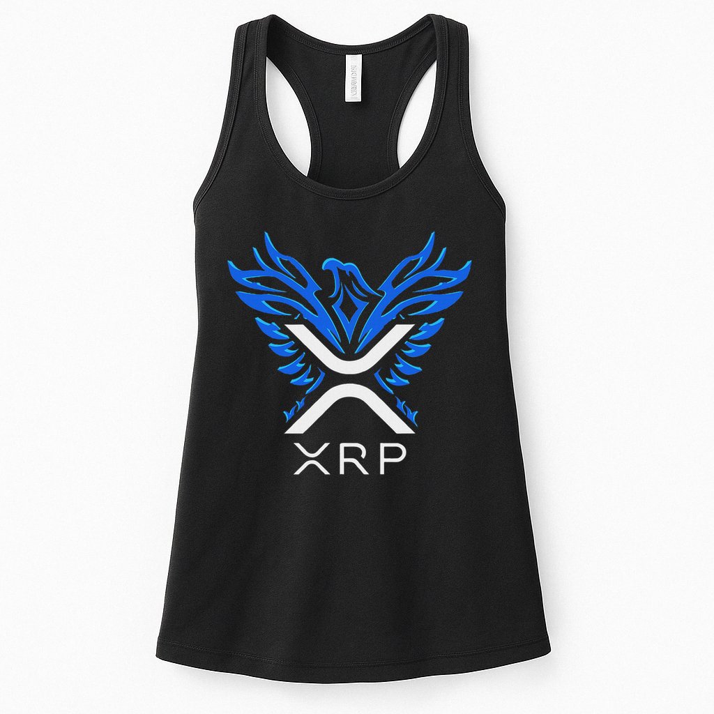 Rising Phoenix Xrp Cryptocurrency Womens Tank Top