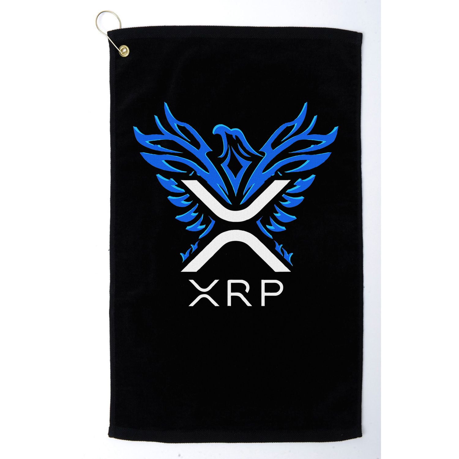 Rising Phoenix Xrp Cryptocurrency Golf Towel