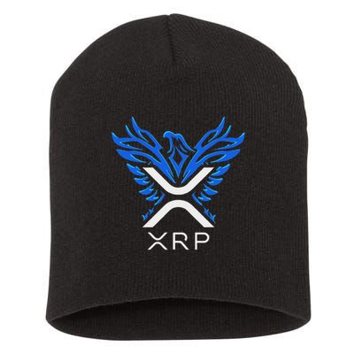 Rising Phoenix Xrp Cryptocurrency Short Acrylic Beanie