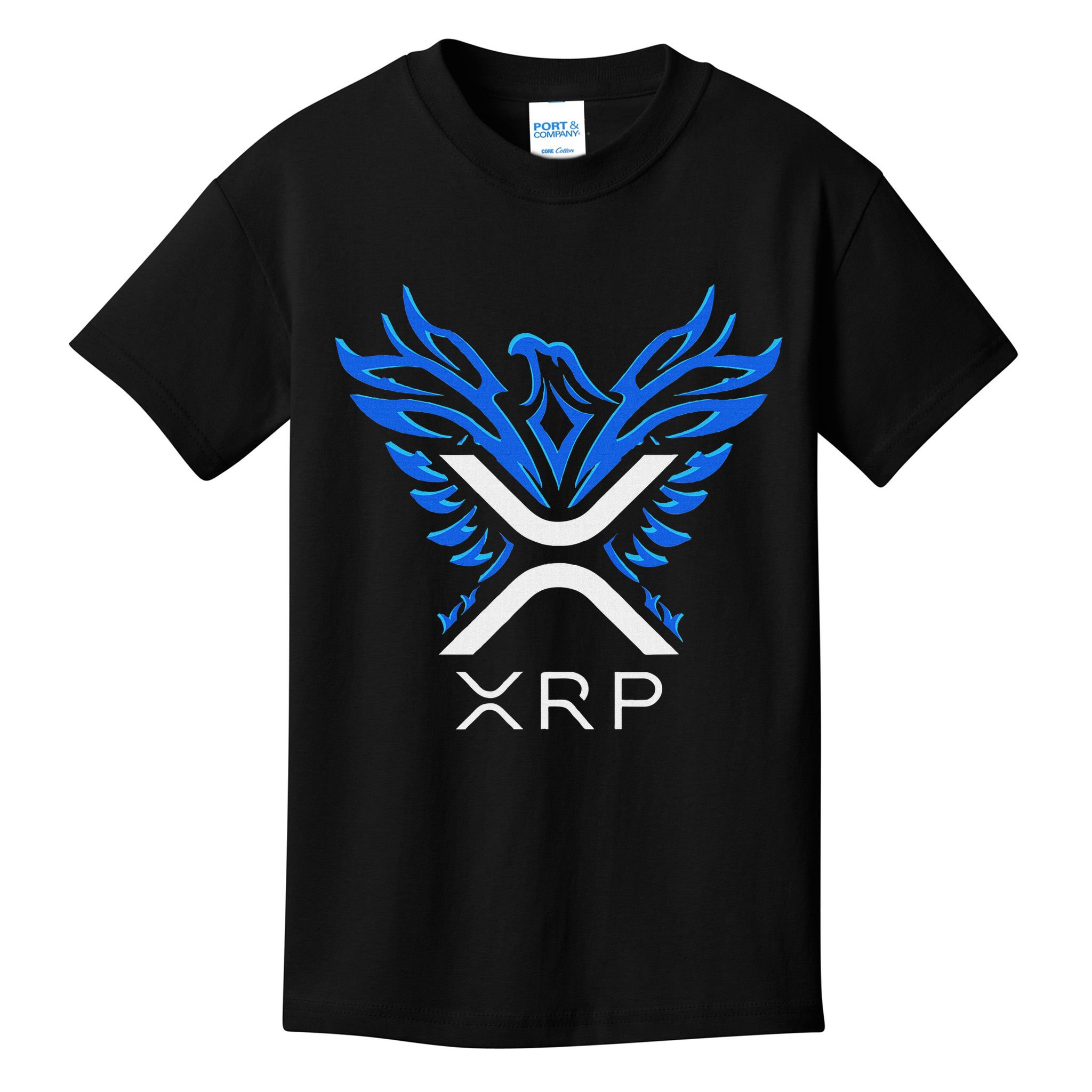Rising Phoenix Xrp Cryptocurrency Kids T-Shirt
