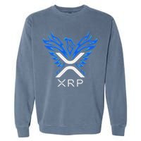 Rising Phoenix Xrp Cryptocurrency Garment-Dyed Sweatshirt