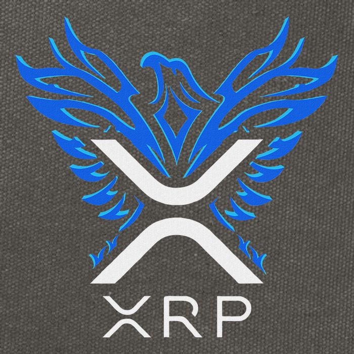 Rising Phoenix Xrp Cryptocurrency Cotton Canvas Backpack